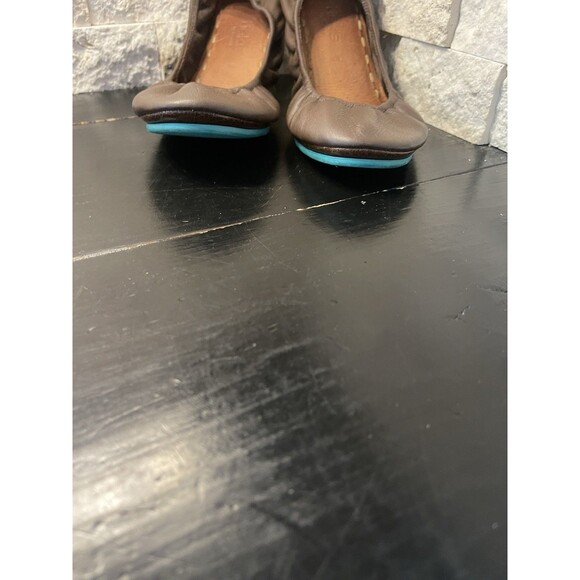 TIEKS By Gavrieli Matte Leather Women's Ballet Flats Shoes Size: 9 Brown Teal - Picture 4 of 10
